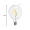 Arcchio globe LED G125 E27 3,8W 3 000 K 806lm