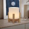 Näve Lampa stołowa LED Madita, wysokość 19 cm, naturalny/biały