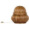 Lampa stołowa Gubi Bohemian 72, rattan, wysokość 45 cm