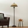 Clayre&Eef FRIEDA - lampa stojąca z kloszem w stylu Tiffany