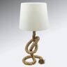 Sea-Club Lampa z liny Lieke z białym kloszem