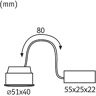 Paulmann Coin Base LED 3-Step-dim 100° 5W 3 000 K