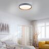 Q-Smart-Home Paul Neuhaus Q-EMILIA sufitowa LED, szara/drewno