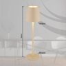 Globo Lampa stołowa LED Vannie, kolor piaskowy Wysokość 36 cm, CCT