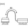 Paulmann Coin Nova LED 3-Step-dim 100° 6W 2 700 K