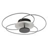 Highlight Lampa sufitowa LED Fiore, 2 700 K, czarna/nikiel