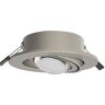 Reflektor wpuszczany LED MEGATRON Planex Powerlens, 4,8 W, nikiel