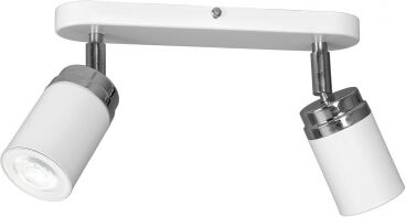 Luminex Lampa sufitowa RENO 5137 Srebrny, Biały