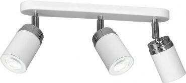 Luminex Lampa sufitowa RENO 5138 Srebrny, Biały