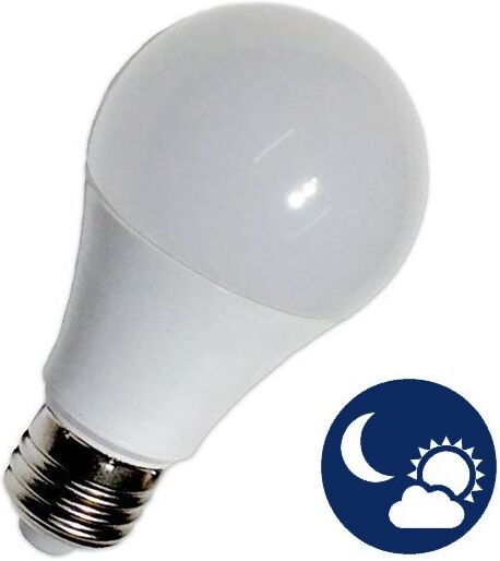 Gsc Lampada Led 220v E27 10w Branco F. 6000k 806lm C/ Sensor Crepuscular - Gsc