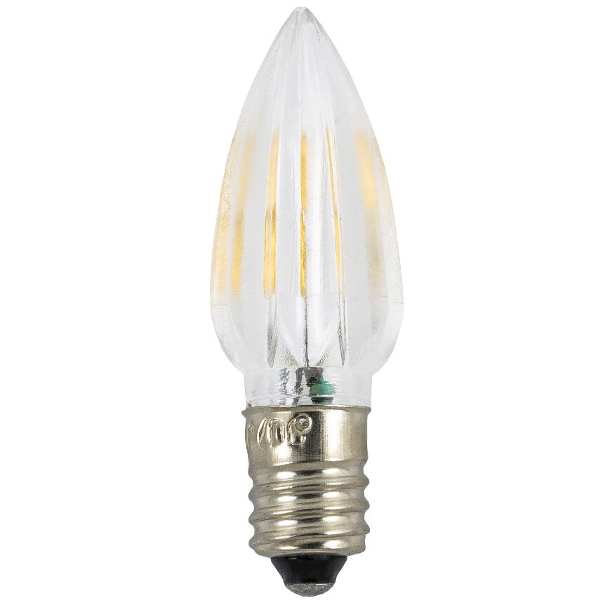Default Lampada Led (tipo Vela) E10 24v Branco Q. 3000k