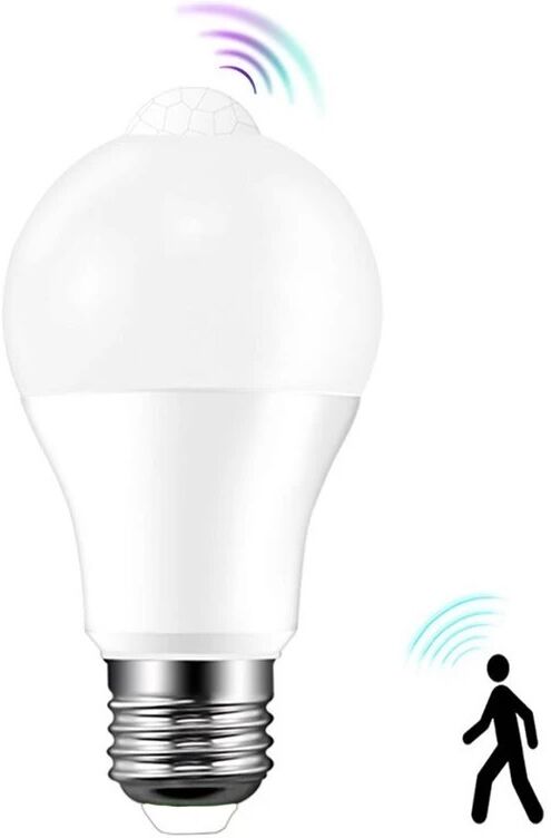 Well Lampada Led E27 A60 220v 10w Branco 4000k 810lm C/ Sensor Movimento Pir - Well