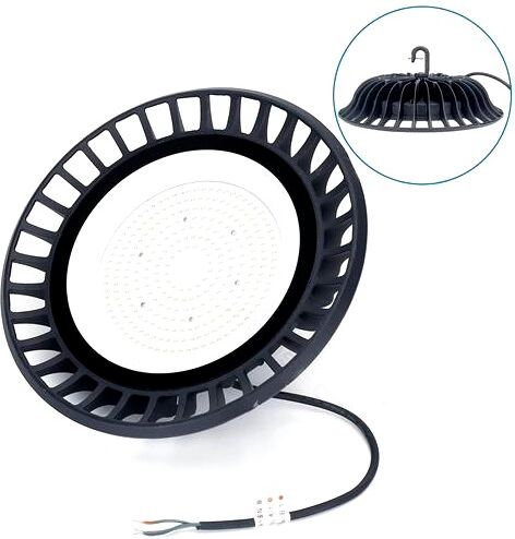 Default Campânula Led Slim Ip65 P/ Armazens 220v 100w 4000k 9000lm