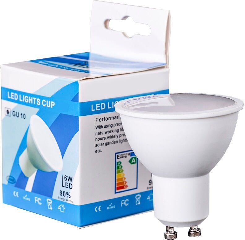 Default Lampada Led Dimável 220v Gu10 4w Branco F. 6000k 250lm