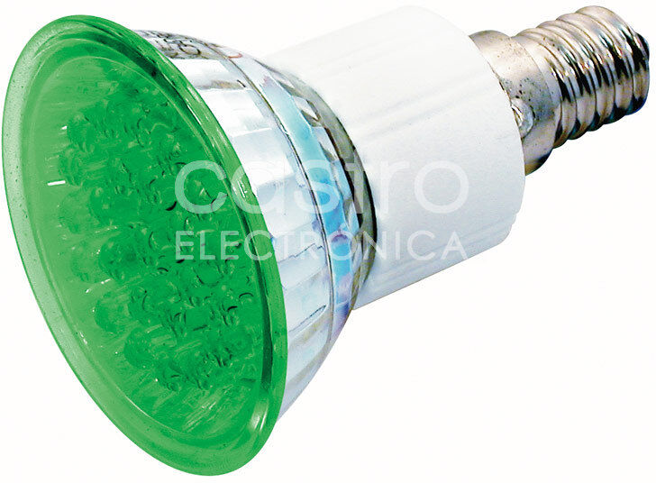 Default Lampada 24 Leds 220v E14 1,8w Verde