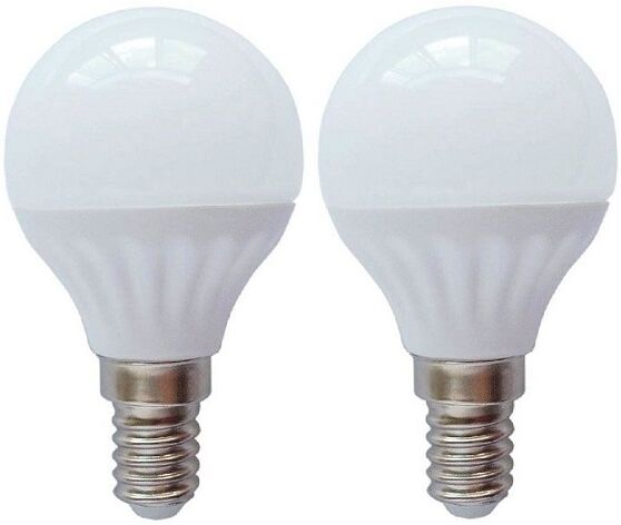 Default Pack 2x Lampadas Led Opalina 220v E14 4w Branco 4000k 260lm