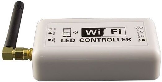 Default Controlador Fita Led (1 Cor) 7,5 ... 24vdc 144/72w 12/6a Wifi (android E Ios)