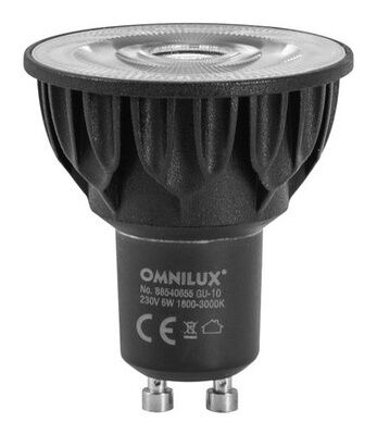 Omnilux GU-10 COB 5W LED dim2warm
