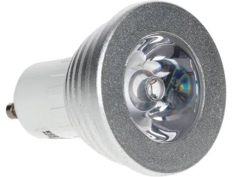 Ecd Germany Lâmpada LED (3 W - Casquilho: GU10 - Luz Branco Frio - 250 lm)