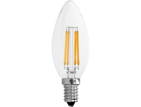 Ecd Germany Lâmpada LED (4 W - Casquilho: E14 - Luz Branco Quente - 414 lm)