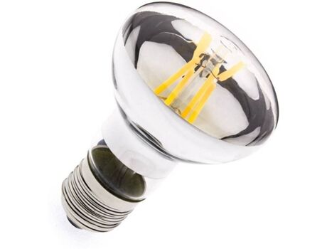 Ledkia Lâmpada LED Regulável Filamento (6 W - Casquilho: E27 - Luz Branco Quente - 600 lm)