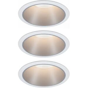 Paulmann Cole LED-spot silvervit 3-pack