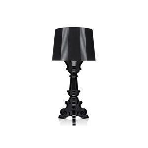 Kartell - Bourgie Table Lamp 9070, Black, Incl. 3xled 3,6w E14, Dimmable - Bordslampor - Ferruccio Laviani - Svart
