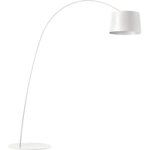 Foscarini - Twiggy - Golvlampa, Vit, Sockel E27 - Vit - Båglampor