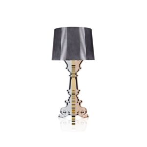 Kartell - Bourgie Table Lamp 9072, Multicol Titanium, Incl. 3xled 3,6w E14, Dimmable - Grå - Bordslampor