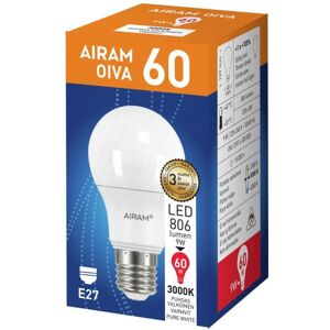 Airam 4711487 Led-Lampa 8.5 W, E27, 806 Lm, 3000k, Belysning