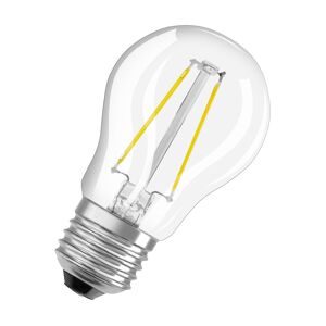 Osram LED-lampa, Klot/CL P, klar, E27