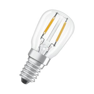 LED-lampa Star, Päron, klar, T26, E14, 1,3 W