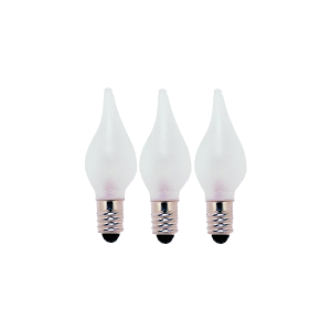 Star Trading Reservlampa E10   24V   frostad   dimbar   3-pack