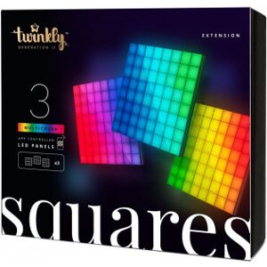 Twinkly Squares 3-Förlängning - Tilläggsplattor, Rgb