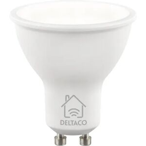 Deltaco Smart Home Led-Lampa Gu10 Wifi 5w, Dimbar