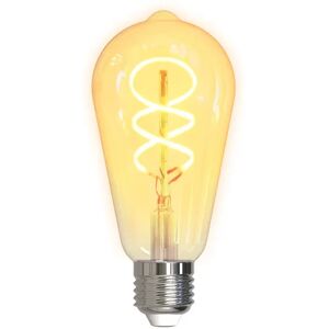 Deltaco Smart Home Spiral Led-Lampa Filament E27 Wifi 5.5w St64, Dimbar