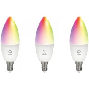 Deltaco Smart Home 3-Pack Rgb Led-Lampa E14 Wi-Fi