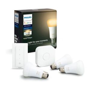 Philips HueWA Starter kit 8W A60 E27 3set sw EUR