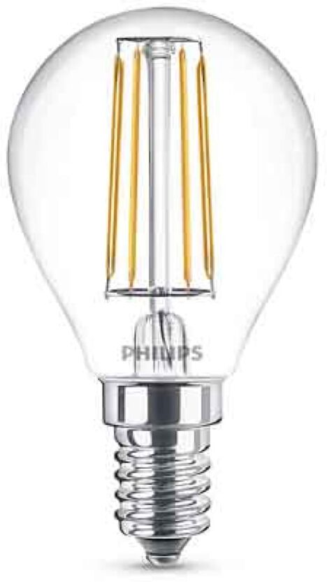 Philips Klotlampa 4w Led (40w) E14 470lm Klar