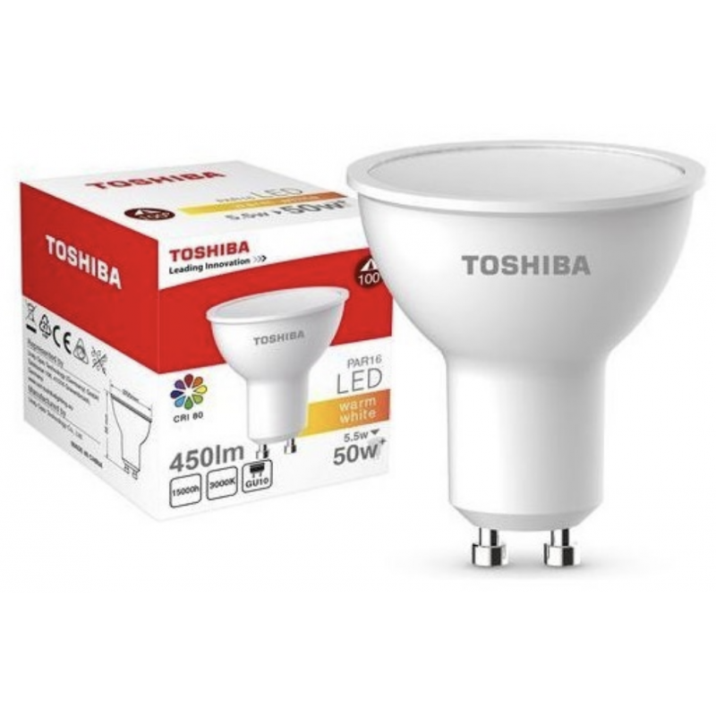 Toshiba LED 5,5W 230V 450 lm 1 st Belysning