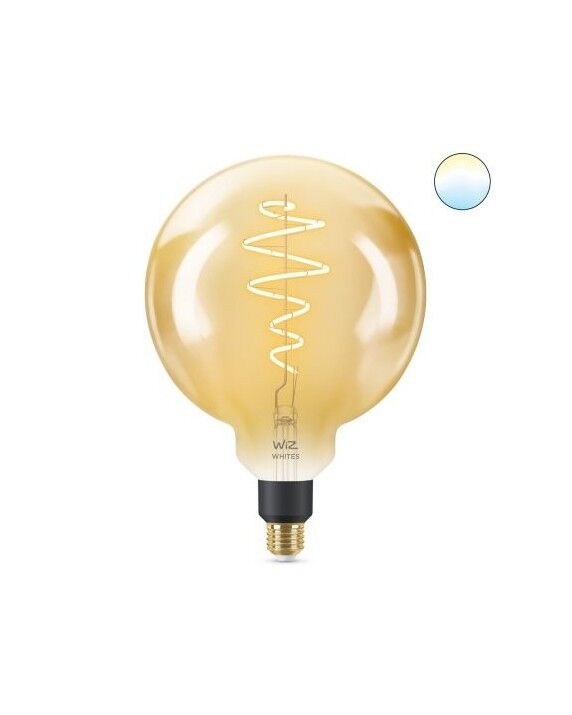 Wiz Tunable white 8718699786830 inteligentná LED dizajnová žiarovka E27   1x6,5W   390lm   2000-5000K - tvar globe, veľká žiarovka