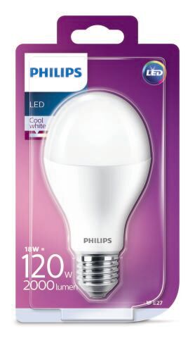 Philips LED žiarovka 18W/120W E27 CW FR A67 ND