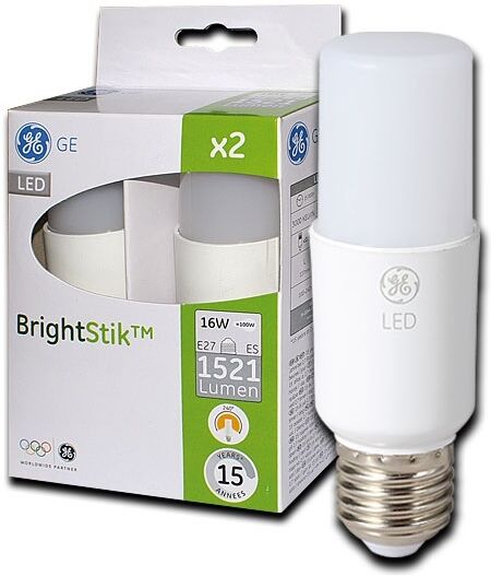 General Electric LED žiarovka BrightStik 16W/830/E27 2-set