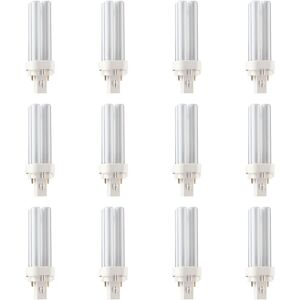 Litecraft - Ecotone Light Bulbs 10 Watt pl-c 830/2P cfl 2-Pin in White - 12 Pack