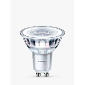Philips 4.6W GU10 LED Non Dimmable Spotlight Bulb, Warm White, Set of 3 - White - Unisex