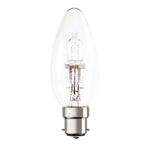 Osram B22d 30 Watt Halogen Candle Halogen Eco Bulb