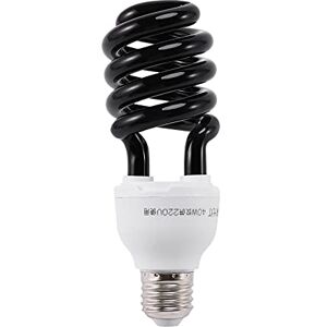 arlote E27 40W UV Ultraviolet Fluorescent Blacklight CFL Light Bulb Lamp 220V Shape:Spiral Wattage Voltage:40W 220V