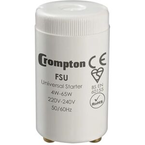 Crompton FSU-10 - Fluorescent Starter Switch 4W-65W 12.7mm-Pins