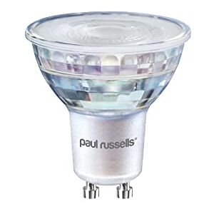 paul russells GU10 LED Bulbs – Pack of 1-50W Spotlight Equivalent, 4W 345lm Energy Saving Light Bulbs, 36° Wide Beam - 2700K Warm White Frosted - Non-Dimmable Lamps