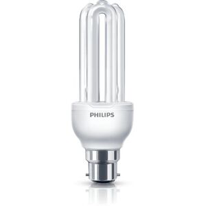 Philips Economy Compact Stick Light Bulb (B22 Bayonet Cap), 18 W - Fluorescent